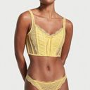 Victoria's Secret Yellow Dream Angels Lace Corset Photo 2