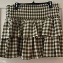 Cato Green Plaid Skirt Photo 0