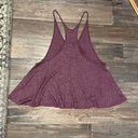 Free People NWOT  Intimately Ribbed Knit V Neck Wine Tank Top Size Xsmall Photo 4