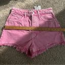 ZARA SALE‼️ NWT  PINK DENIM SHORTS Photo 3