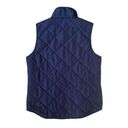 Krass&co G.H.Bass & . dark blue women's XS sleeveless puffer collared zip up vest Photo 6
