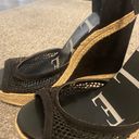 Elle Black Wedges Photo 2