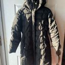 Cole Haan  Signature Quilted Down Coat Black and Gold Photo 5