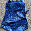 L.L.Bean NWT  Slimming Swimwear Sarong Tanksuit Size 18 Photo 3