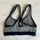 Tommy Hilfiger Gray And Blue Unlined Sports Bra Size Small Photo 2