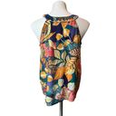 Cynthia Rowley  Tropical Print Lightweight Cotton Racerback Tank Top, Sz S Photo 1