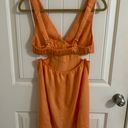 Beginning Boutique Vargas Orange Mini Dress Photo 1