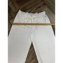 Liz Claiborne  Dress Pants Pleated Wide-Leg Womens Sz 16W White Stretch Waist Tie Photo 2