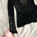 BCBGMAXAZRIA  Velvet peplum top Photo 6