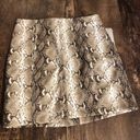 Magnolia South NWT Snake Print Leather Skirt  Photo 0