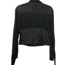 Love moschino  Black Fringe Jacket(Size 44) Photo 4