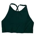 Girlfriend Collective  Dark Green Topanga Halter Bra Photo 1