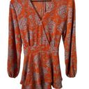 Relipop New  Floral Print Romper in burnt orange - M‎ Photo 0