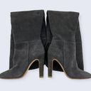 Joie Bentlee Dark Gray Suede Over The Knee Zip 4.25" Thick Heeled Boots 37 7 Photo 6