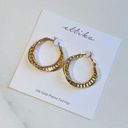 Ettika NWOT  Textured Twisted Hoop Photo 0