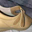 Ecco slip on Velcro close shoes light tan size 39 or size 8.5 women Photo 6