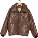 BCBGeneration Bcbg GENERATION drop shoulder short duvet puffer jacket faux fur lined Photo 3