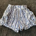 En Crême 2406 en creme printed pleated shorts NWOT Photo 3