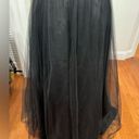 Black Tulle Maxi Skirt Photo 1