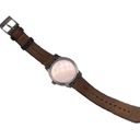 Coach  Silver-tone Brown Canvas Ladies Wristlet Watch Photo 3