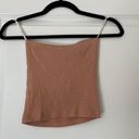 Forever 21 Orange Ribbed Knit Tube Top Size Small New without Tags Photo 4