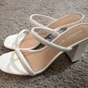 white heels Size 7.5 Photo 1