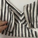 BCBGMAXAZRIA striped linen blend crop top Size 6 Photo 7