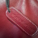 Liz Claiborne Vintage Red Leather Handbag Shoulder Bag Y2K Photo 8