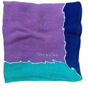 Oscar de la Renta Vintage  Jersey Square Scarf Photo 5