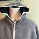 Zyia  Active Gray sport pocket hoodie zip up Jacket Photo 15