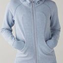 Lululemon  Heathered Blue scuba full zip size 8 Photo 0