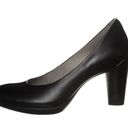 Ecco  Sculptured 75 Black Leather Pump Heels, Size EU 41 | US 10-10.5 New in Box Photo 0