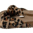 Treasure & Bond Davina Faux Shearling  Leopard Print Slip On Slide Shoe Size 8m Photo 2