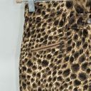 J. McLaughlin  Safari Leopard Animal Print Bohemian Baxter Zip Ankle Women 4 Jean Photo 2