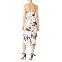 Wish  Wild Flower Midi Dress White Womens Size Large Photo 3