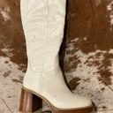 Oasis White Platform Gogo Boots Photo 1