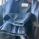 Brooks  346 black 💯 vintage leather trench coat size large. Photo 4