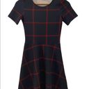 Divided H&M  Plaid  Short Sleeve Fit and Flare Dress, Womens Size 0 Photo 1