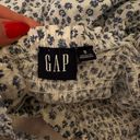 Gap smocked blue floral babydoll top Photo 2