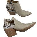 Seven Dials  Women’s Queenbury Zipup Animal Print Buckle Ankle Booties Photo 1