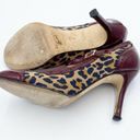 Kate Spade  Size 6.5 M Kelsey Leopard Print Patent Leather Mary Jane Pumps Heels Photo 5