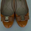 Salvatore Ferragamo Ferragamo Varina Flat Apricot Patent Leather Photo 6