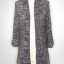 BCBGMAXAZRIA  Gray Sweater Cardigan Chunky Knit Duster with Hood Small Photo 0