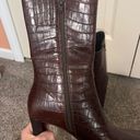 Krass&co Wesley and  Boots Genuine real leather reptile heel size 8 Brazil shoes Photo 4