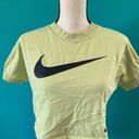 Nike Pale neon green  crop top in size small Photo 1