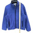 Free Country  Womens Soft Shell Jacket L Periwinkle Blue Full Zip Fleece Lined Photo 6