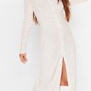 Nasty Gal Knit Button Down Midi Dress Photo 2