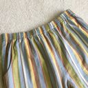 Jones New York Vintage Striped Linen Blend High Waisted Capri Pants - Sz XL Photo 5