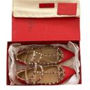 Valentino Garavani NEW  Rockstud Caged Ballerina Flat Sandals size 37 Pink Photo 10