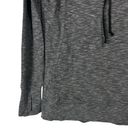 Athleta  Studio Cowl Sweatshirt Charcoal Heather Women’s Size M Photo 3